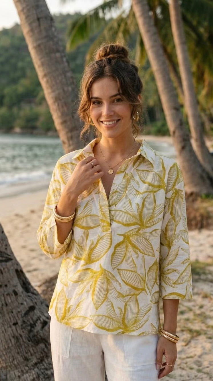 Melinda - Savannah Meadow: Relaxed fit shirt