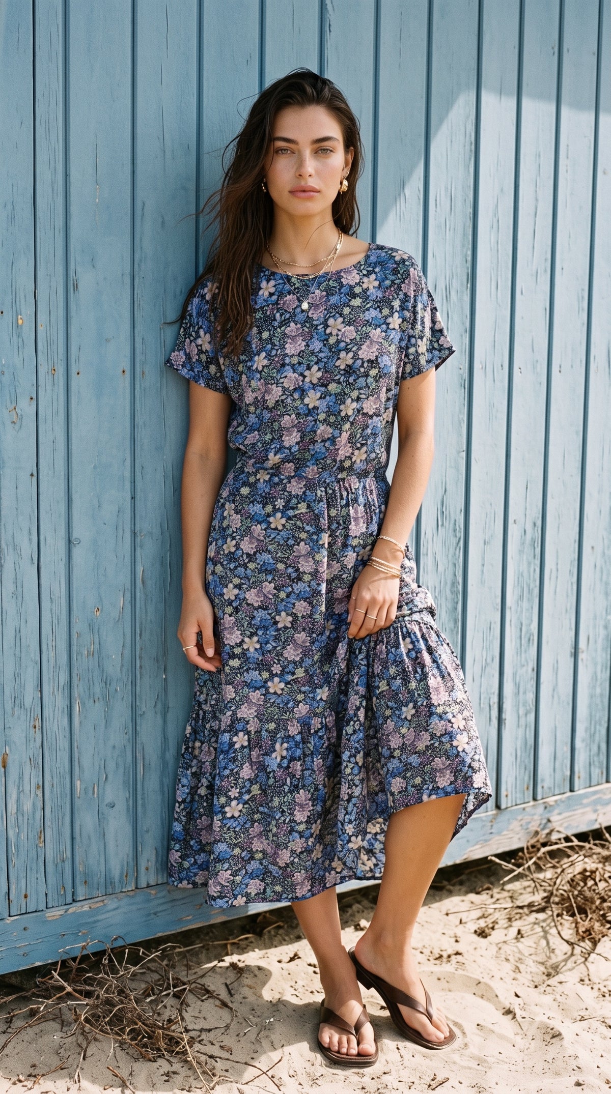 Zola - Daisy Wild: Tiered midi dress