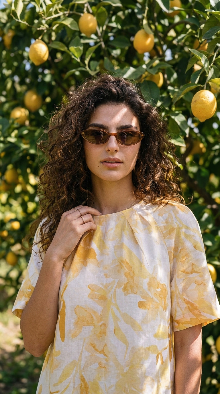 Arlette - Sweet Jungle: Short sleeve blouse