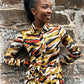 Blake - Secret Jungle:  Button - up long sleeve collared dress