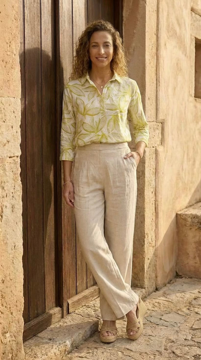 Melinda - Savannah Meadow: Relaxed fit shirt