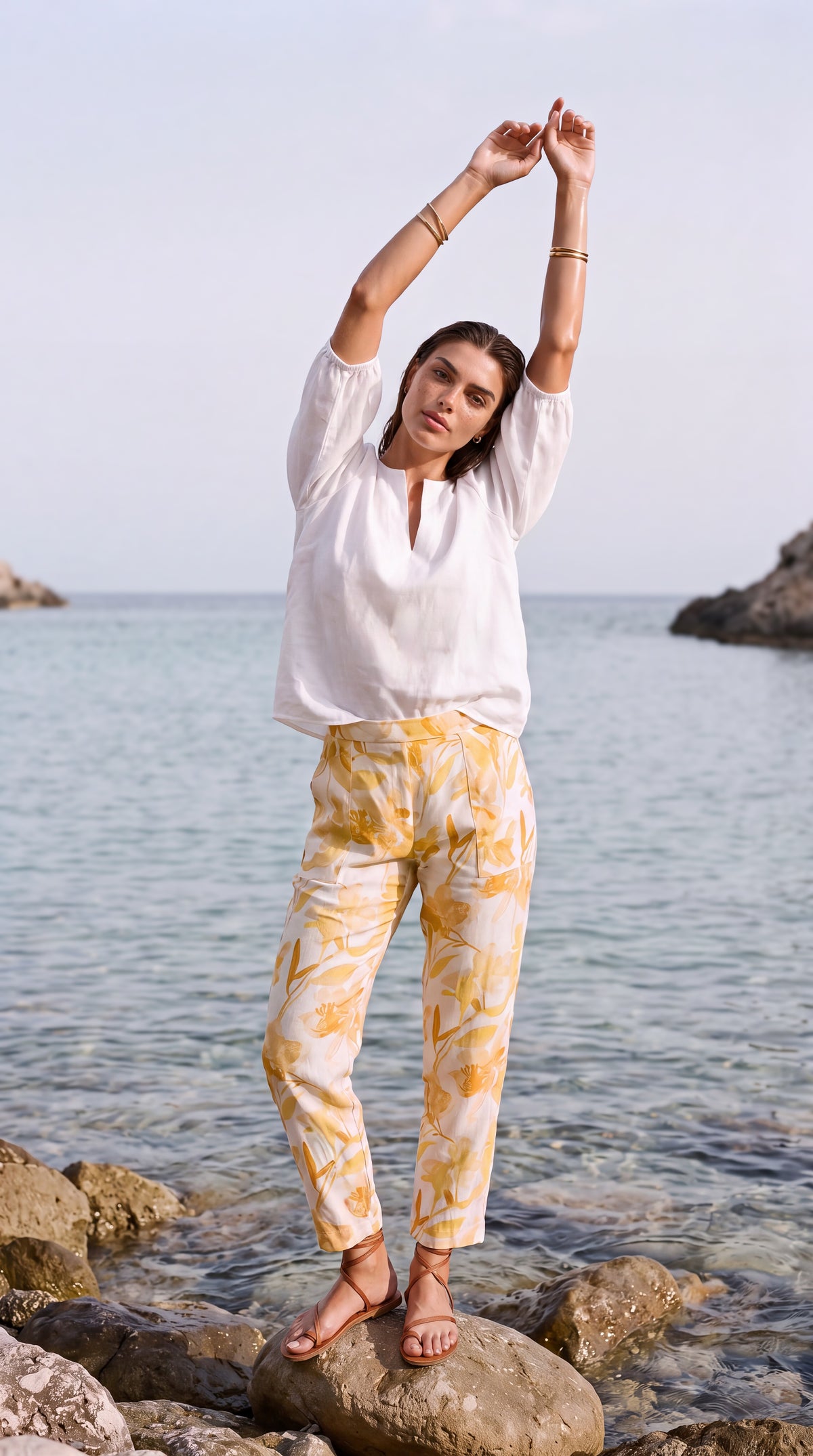 Paloma - Sweet Jungle: Straight leg pants