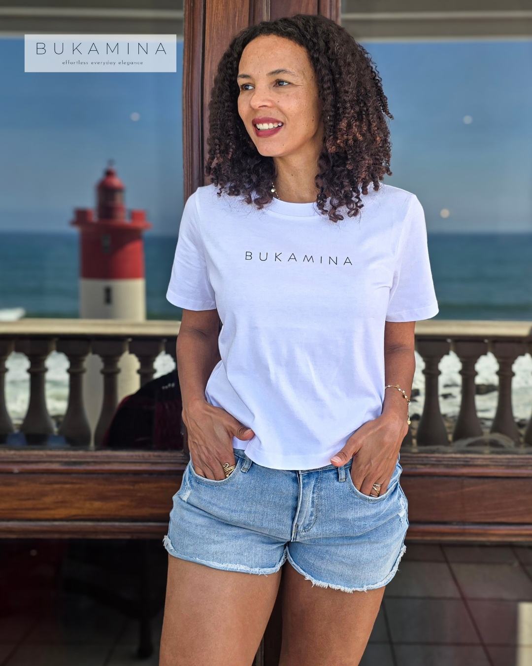 Amalfi - White: Printed t-shirt