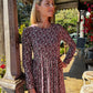Willow - Festival:  Long Sleeve Round Neck Classic Maxi Tiered Dress