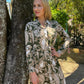 Maddison Maxi - Winter Dreams:  Button-up Collared Tiered Maxi Dress