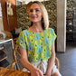 Diana - Blossom Forest:  Basic Round-Neck Top