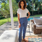 Holly - Abstract Spot:  Classic Jogger with elasticated waistband