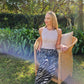Holly - Zebra: Classic Jogger with elasticated waistband
