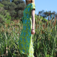 Iris - Sunset:  Classic Button Up Maxi Shirt Dress