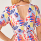 Lyn Midi - Summer Love: V-Neck elasticated waistline detail Midi Dress