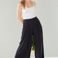 Harper - Black: Culotte Pants with pockets