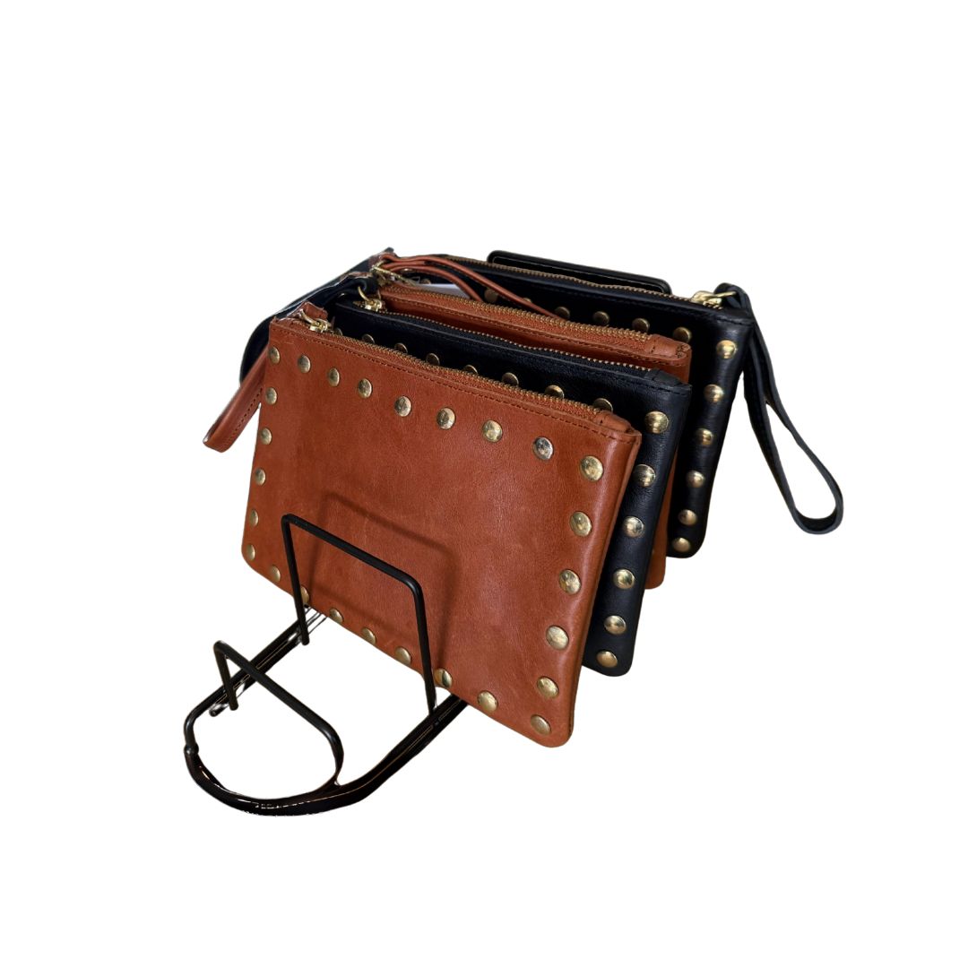 YD Black Stud Pouch