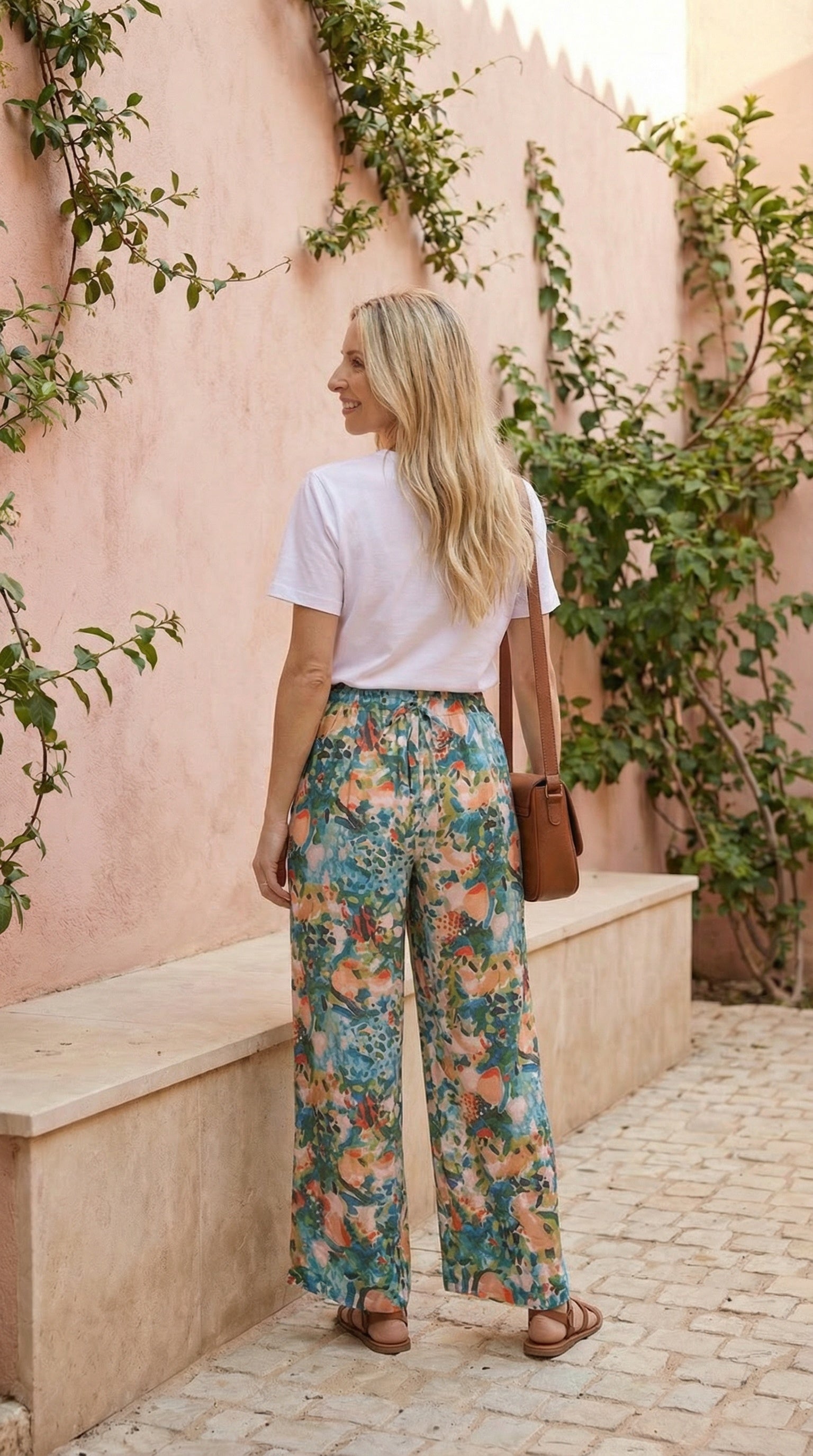 Caprice - Lavish: Wide Leg pants with Elasticated waistband