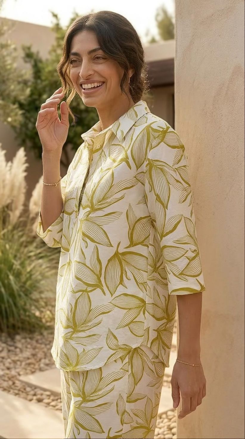 Melinda - Savannah Meadow: Relaxed fit shirt