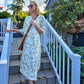 Scarlet - Botanical Bliss: Classic maxi shift dress