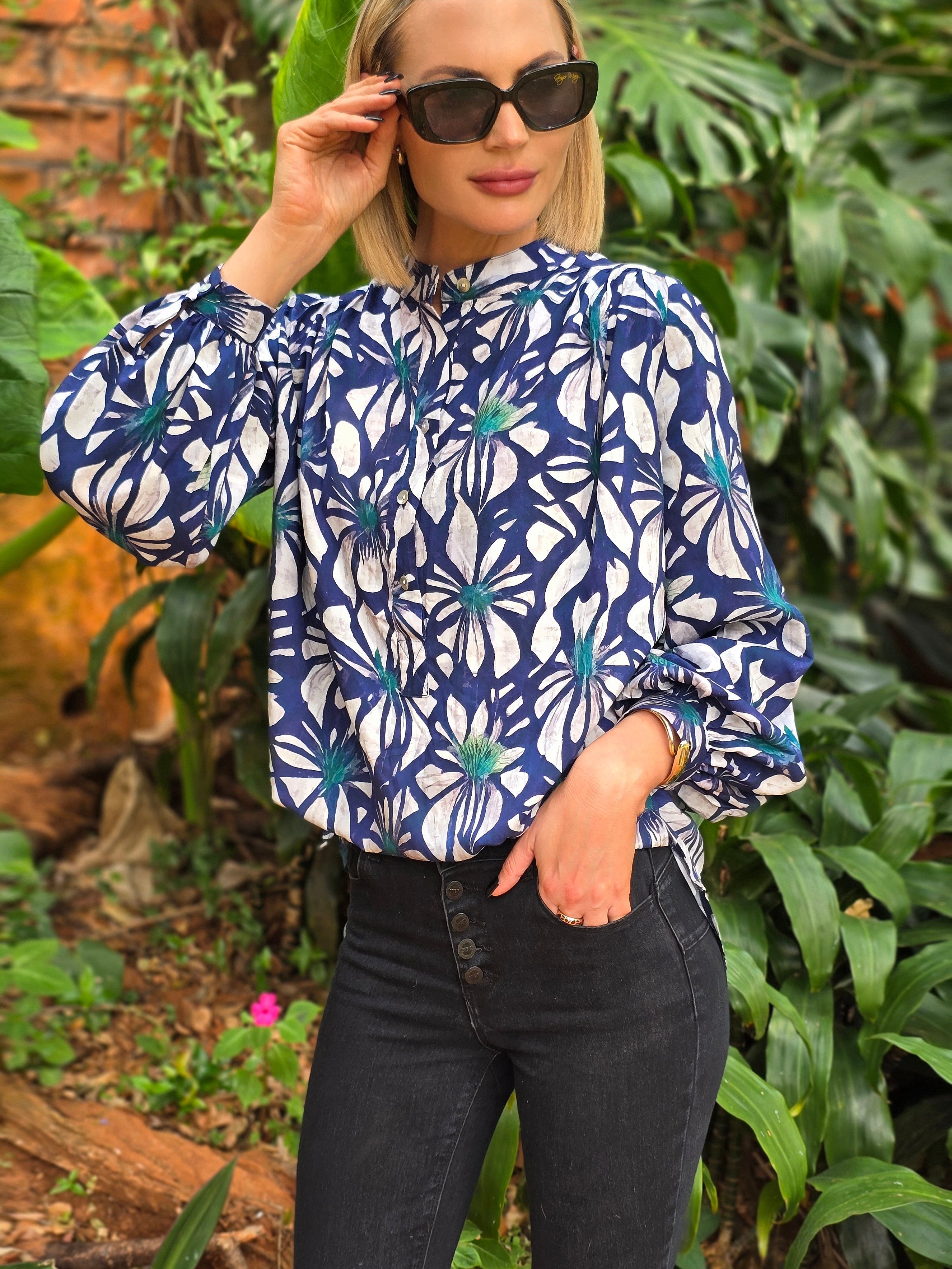 Chelsea - Twilight: Button up placket shirt