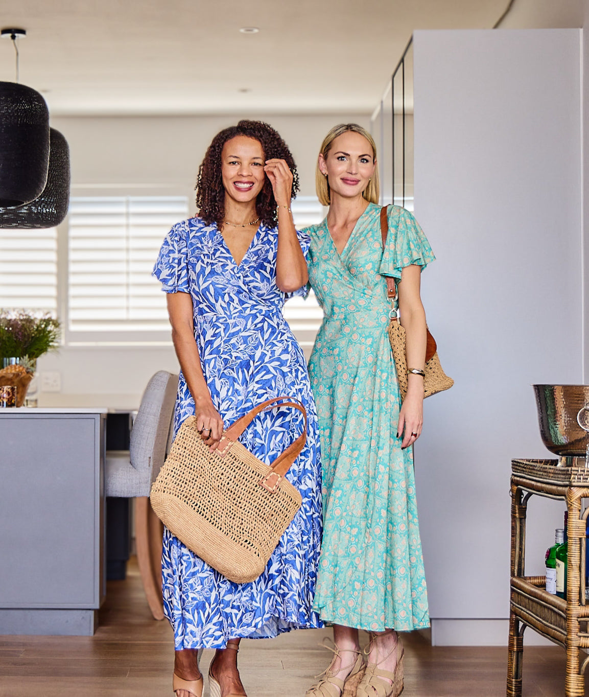 Bonny - The Tropics: Maxi Wrap dress