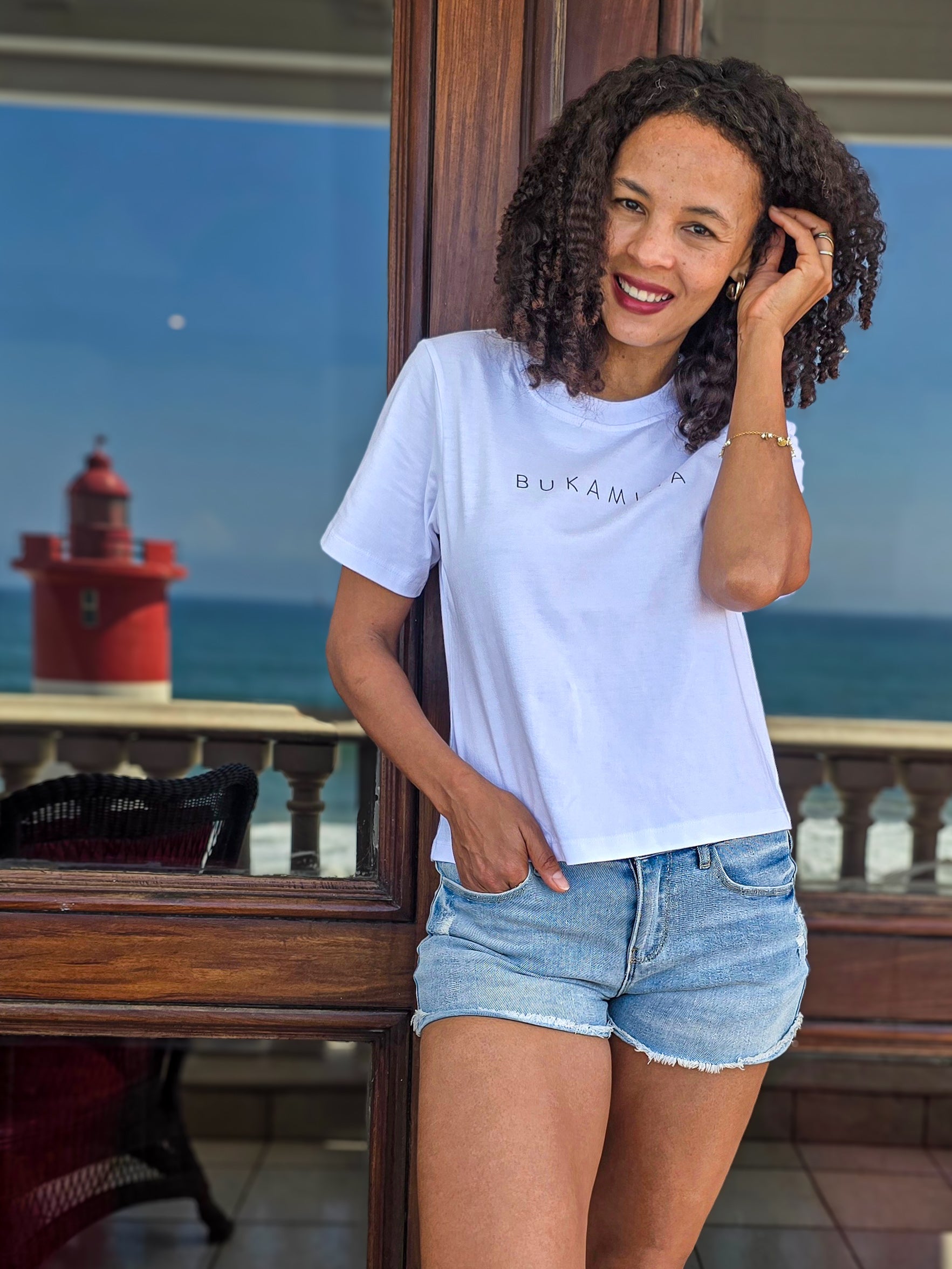 Amalfi - White: Printed t-shirt