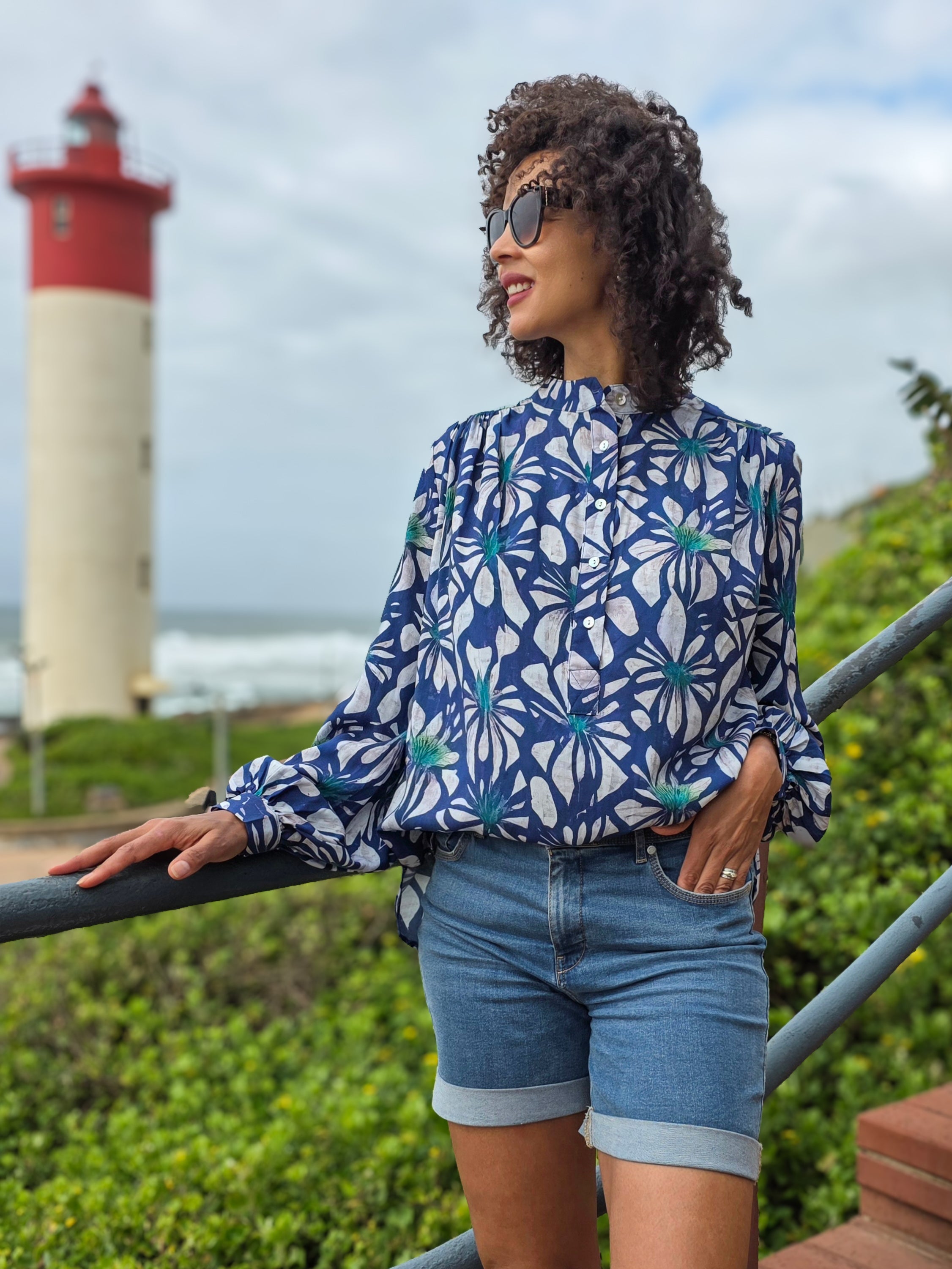 Chelsea - Twilight: Button up placket shirt
