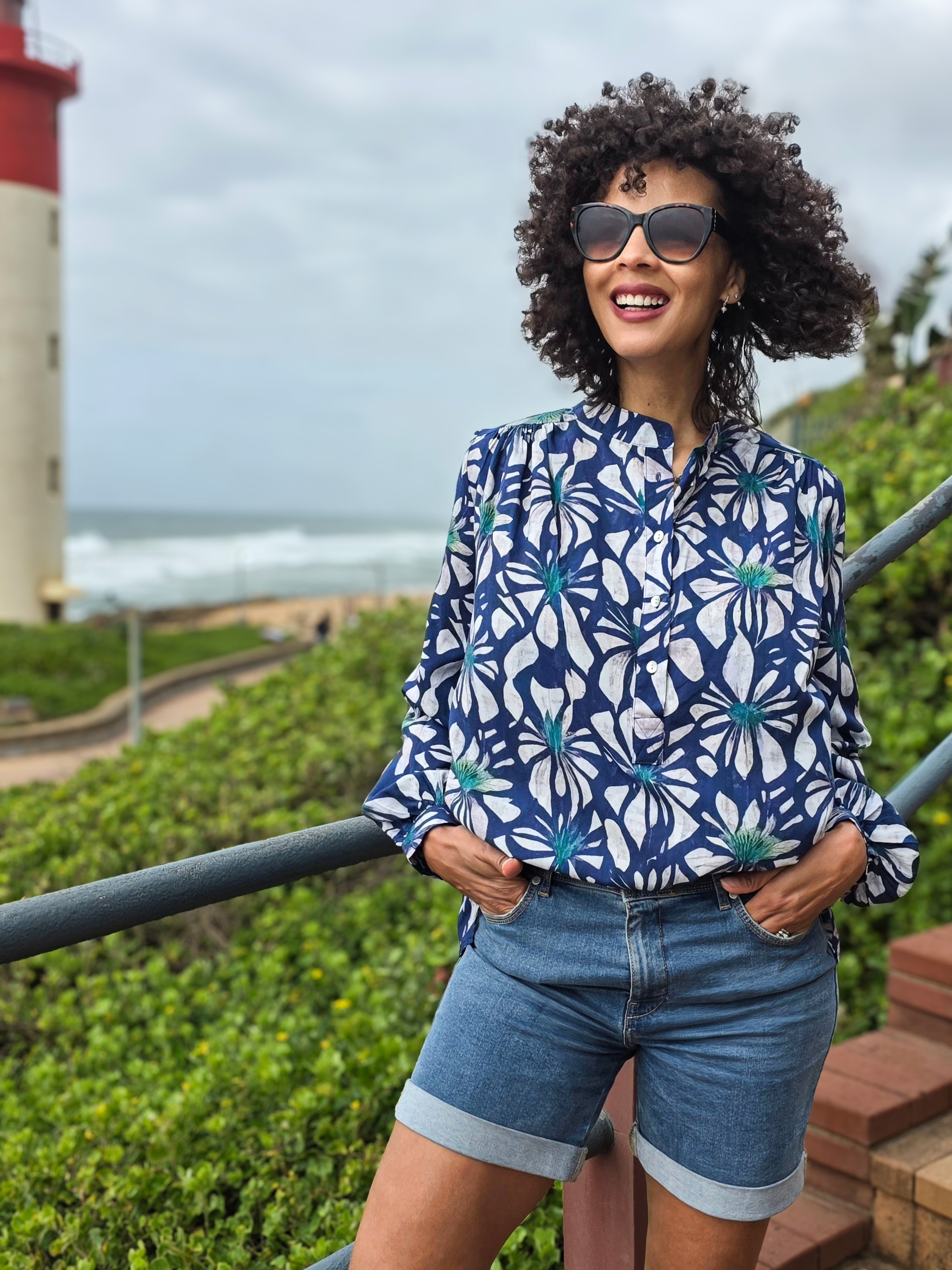 Chelsea - Twilight: Button up placket shirt