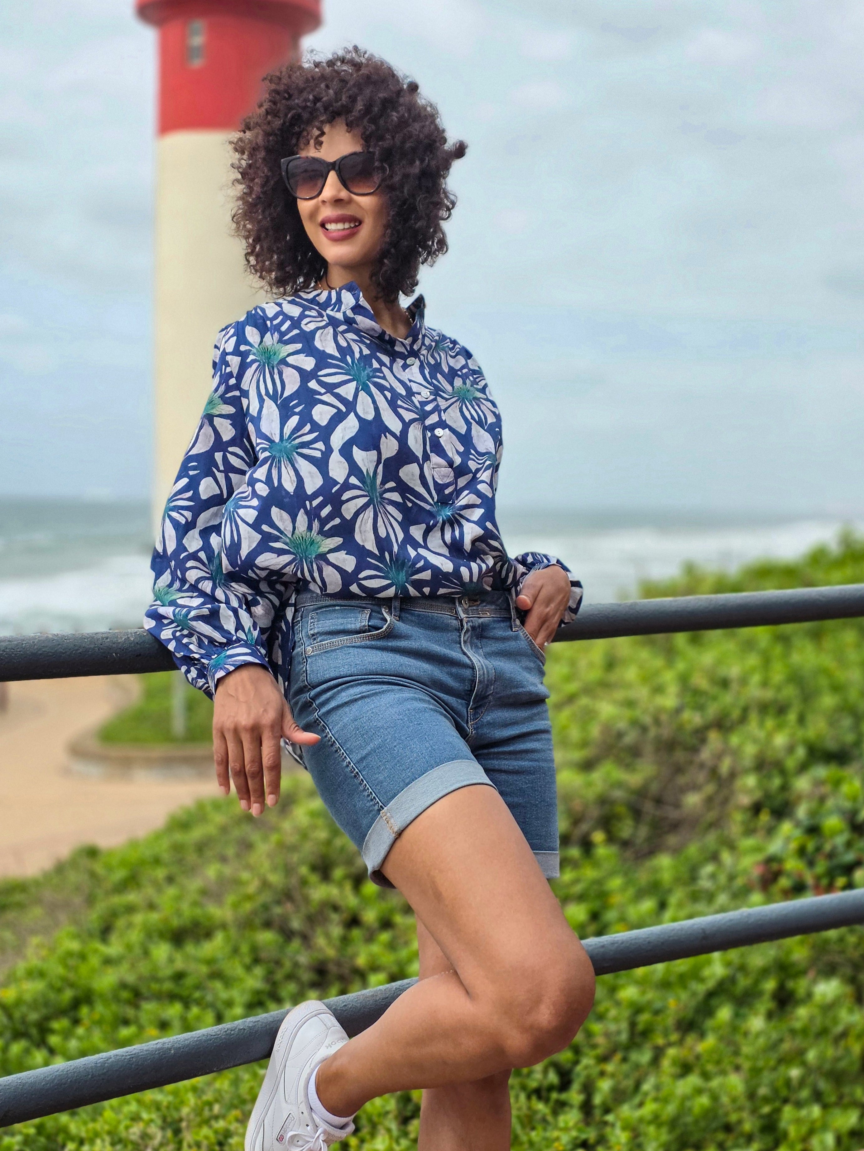 Chelsea - Twilight: Button up placket shirt