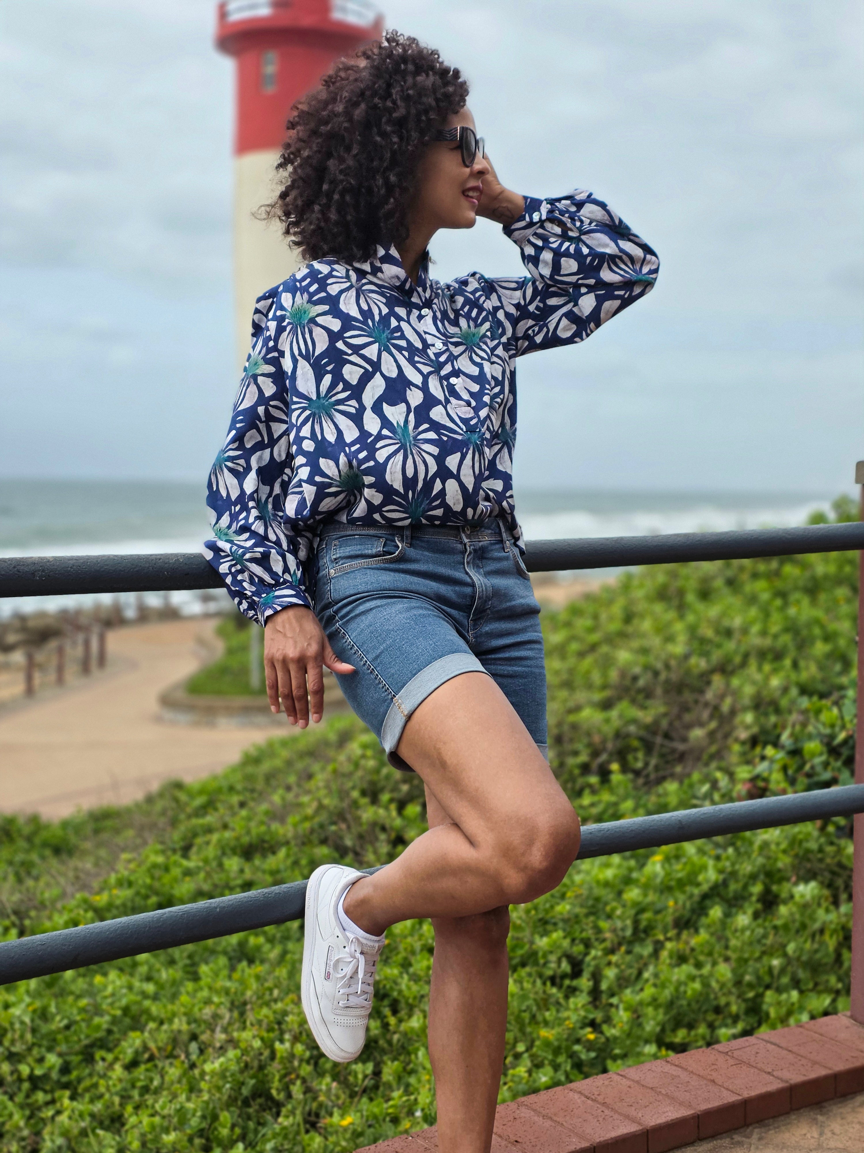 Chelsea - Twilight: Button up placket shirt