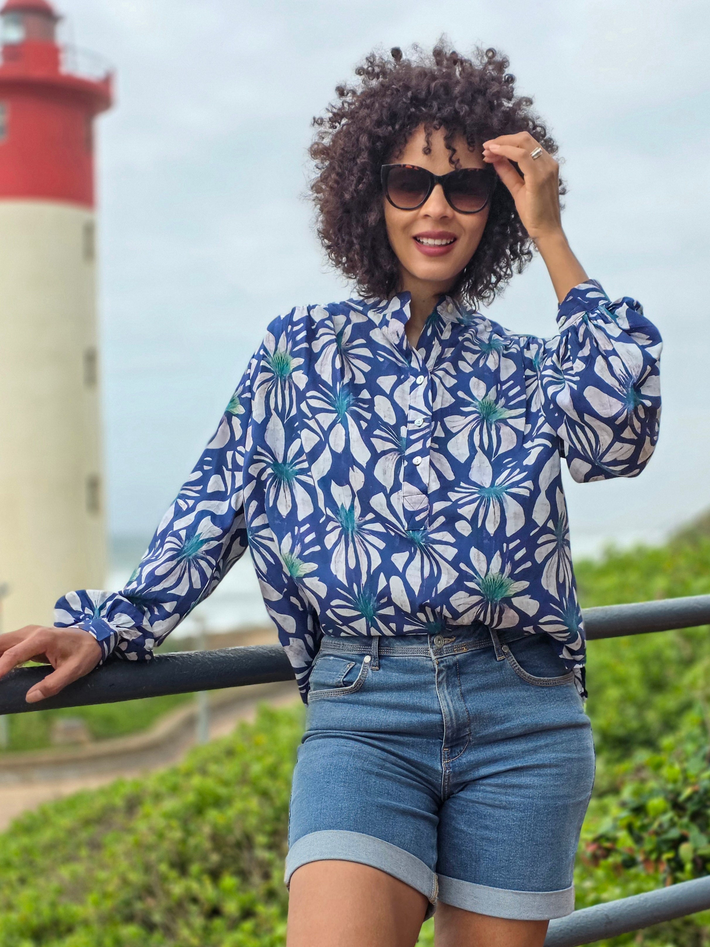 Chelsea - Twilight: Button up placket shirt